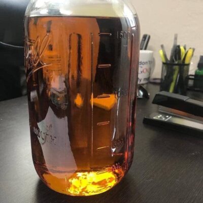 Pure Delta 9 Raw THC Distillate Oil (1 liter unmixed 97% -100% Pure THC Distillate)