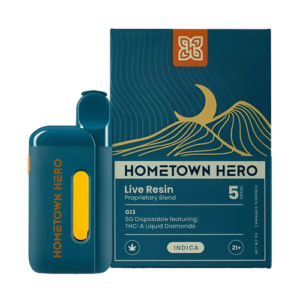 Hometown Hero Live Resin THCA Disposable – 5g
