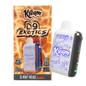 Kream D9 Exotics Blend Disposable Vape – 8g