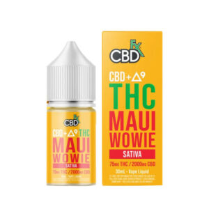THC Vape Juice + CBD – Maui Wowie – 30mL Sativa – CBDfx